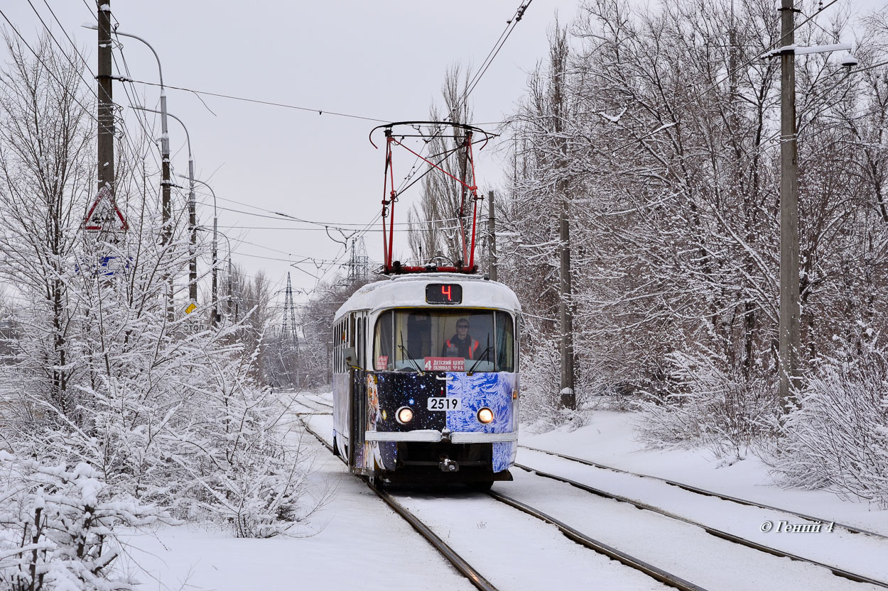 Волгоград, Tatra T3SU (двухдверная) № 2519