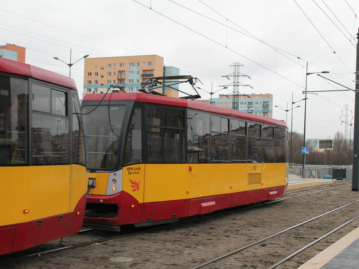 Лодзь, Konstal/MPK 805N-MD14 № 1827