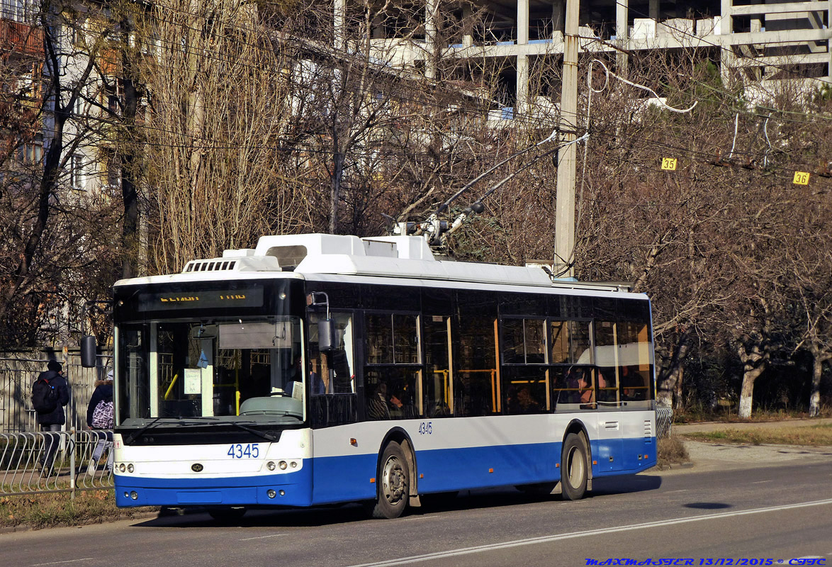 Крымский троллейбус, Богдан Т70110 № 4345 Крымский троллейбус, Богдан Т70110 № 4345