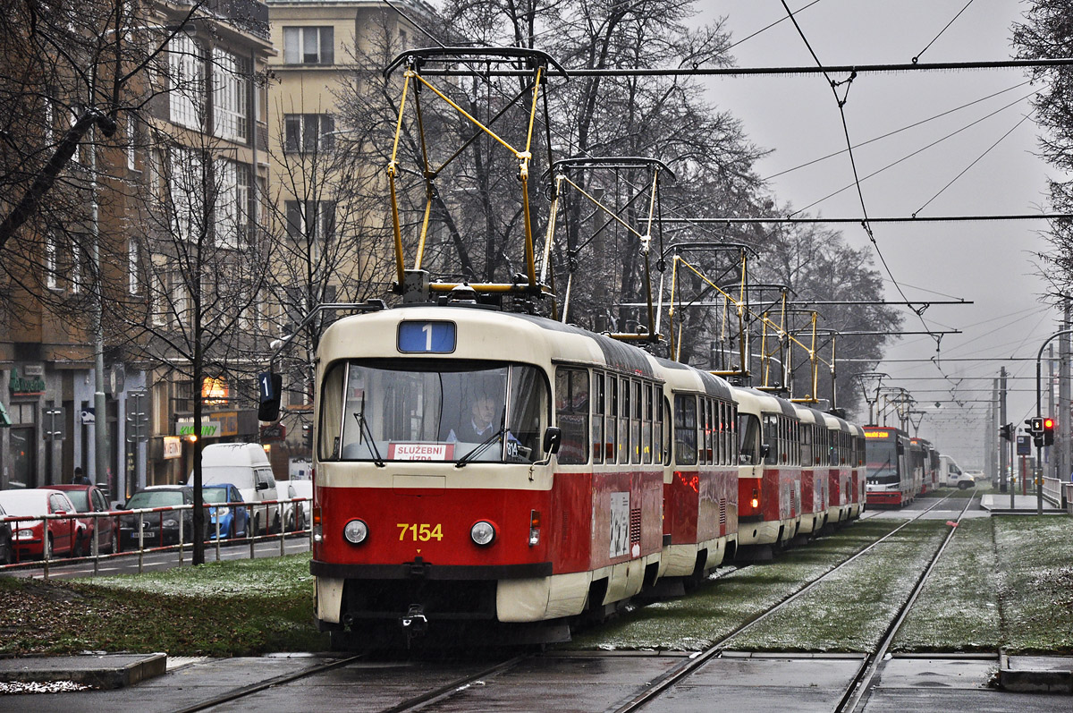 Прага, Tatra T3SUCS № 7154