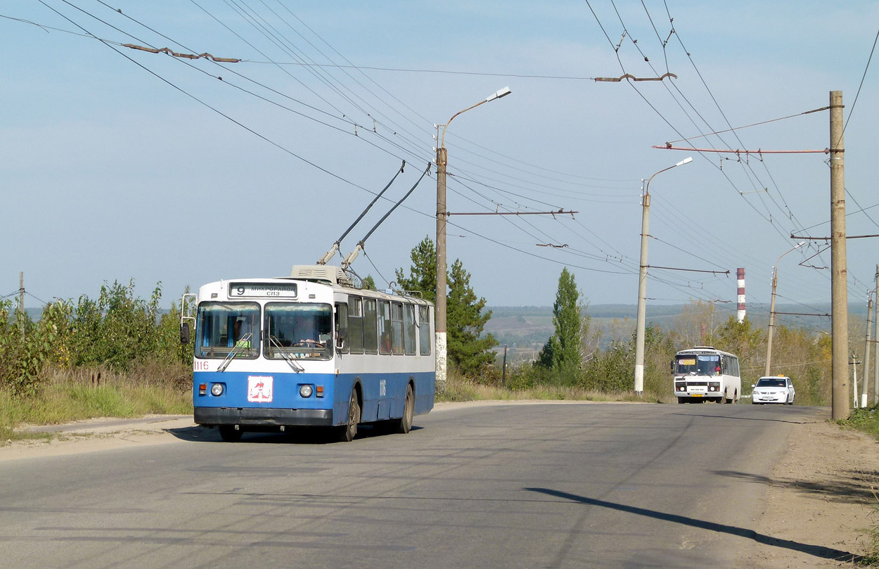 Oryol, ZiU-682G [G00] Nr. 1116; Oryol — Suburbs trolleybus line to SPZ (Steel rolling plant)