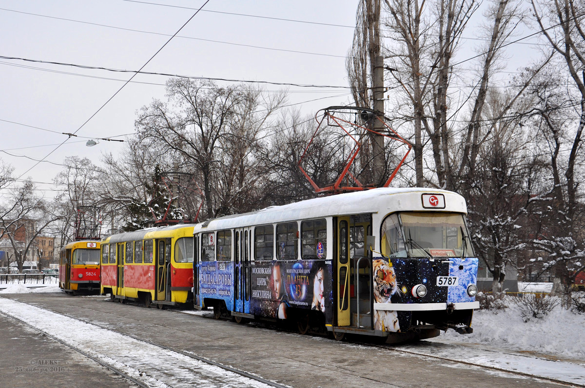 Волгоград, Tatra T3SU № 5787; Волгоград, Tatra T3SU № 5788