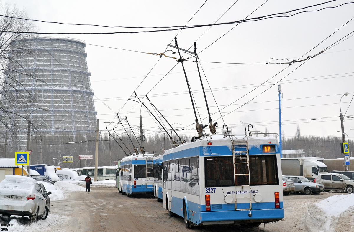 Самара, БКМ 321 № 3227; Самара — Конечные станции и кольца (троллейбус)