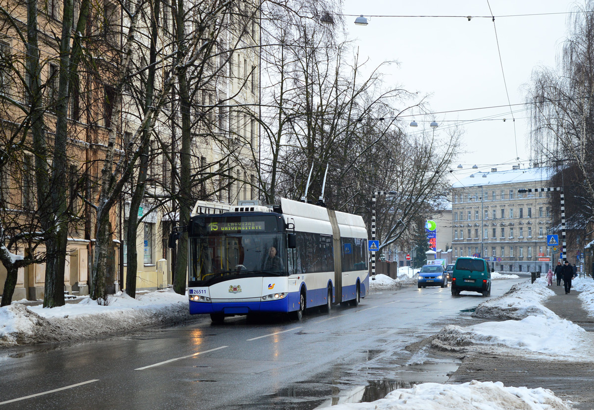 Riga, Solaris Trollino III 18 Ganz č. 26511