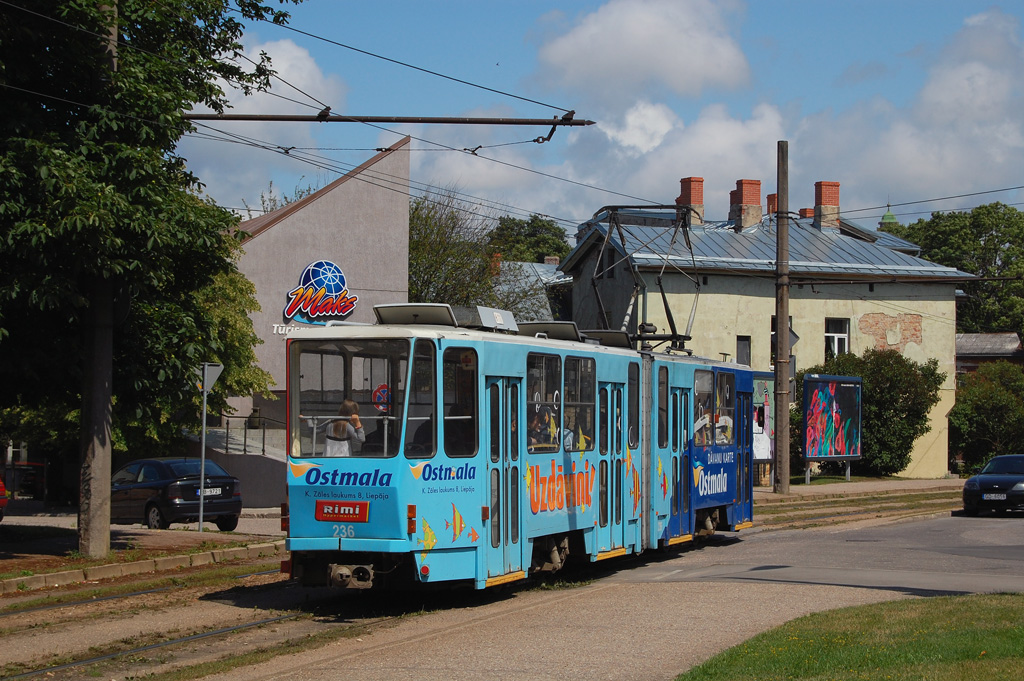 Лиепая, Tatra KT4D № 236