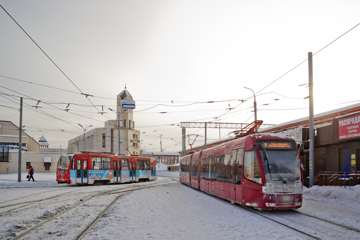 Казань, БКМ 84300М № 1315; Казань, 71-134АЭ (ЛМ-99АЭ) № 1102