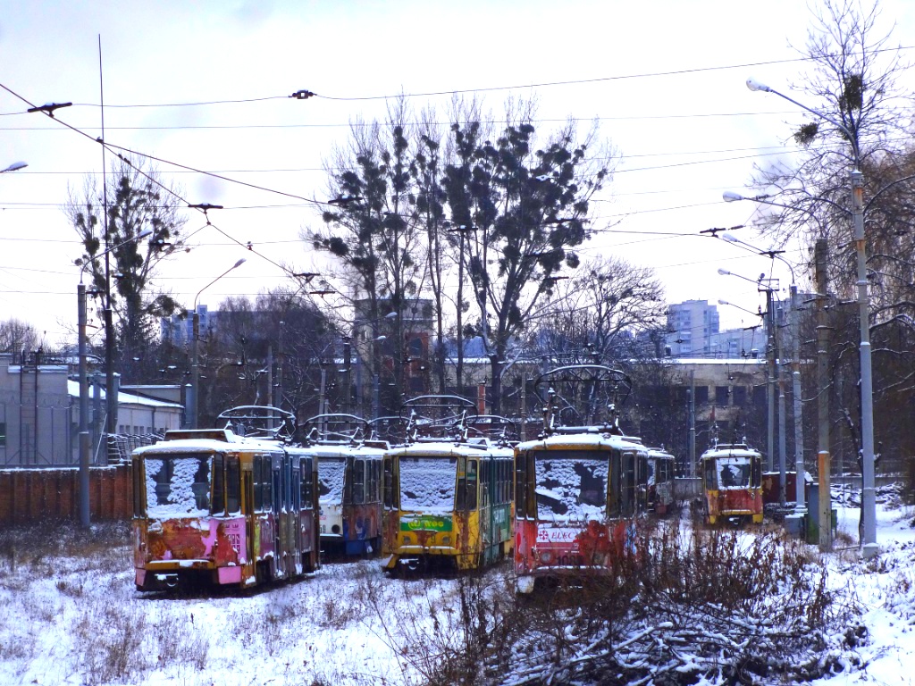 Львов, Tatra KT4SU № 1080; Львов, Tatra KT4SU № 1079; Львов, Tatra KT4SU № 1085
