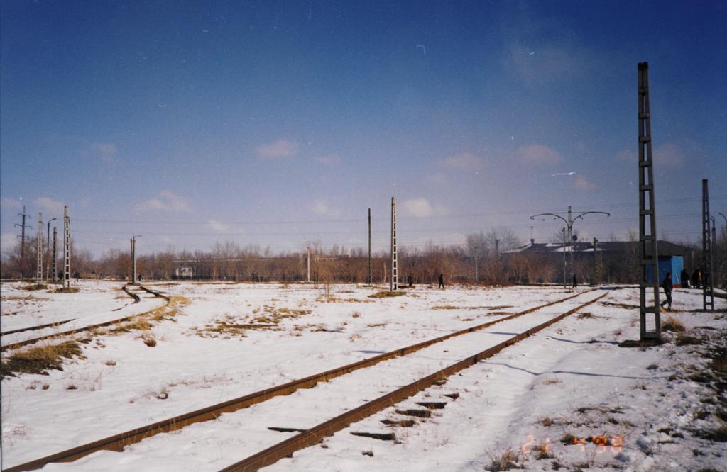 Караганда — Визит делегации транспортников 21.04.1998; Караганда — Старые фотографии (до 2000 г.); Караганда — Трамвайные линии