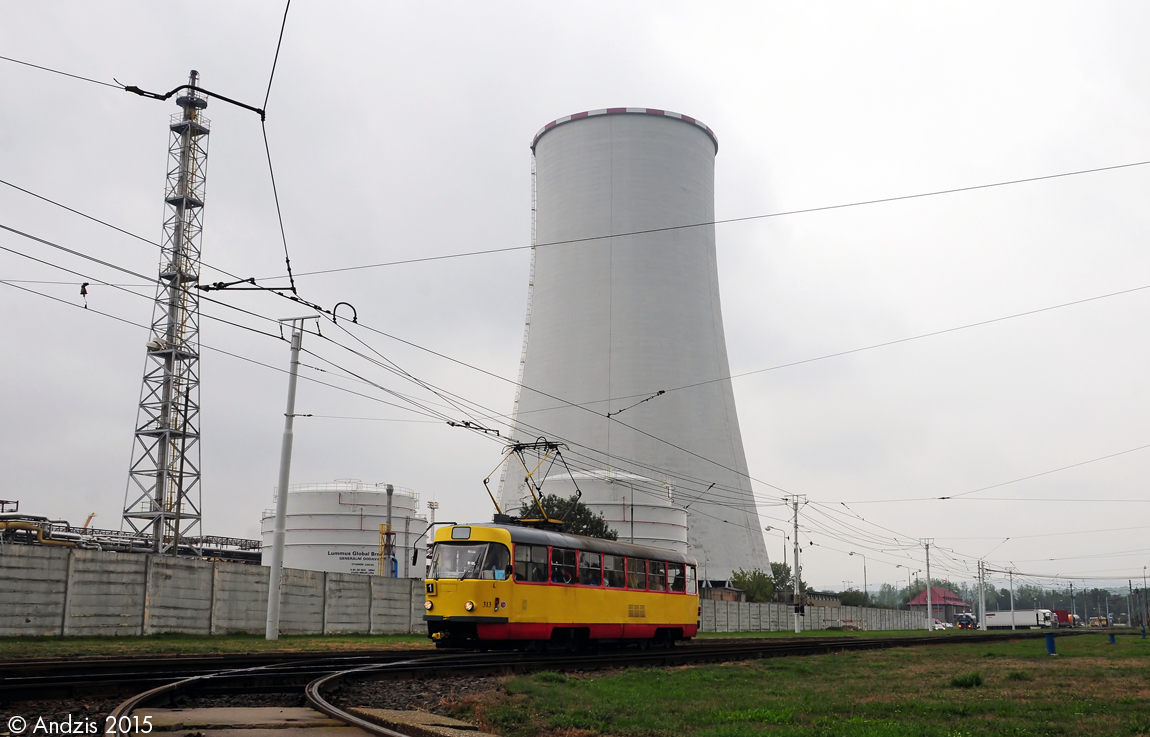 Most ― Litvínov, Tatra T3M.3 nr. 313