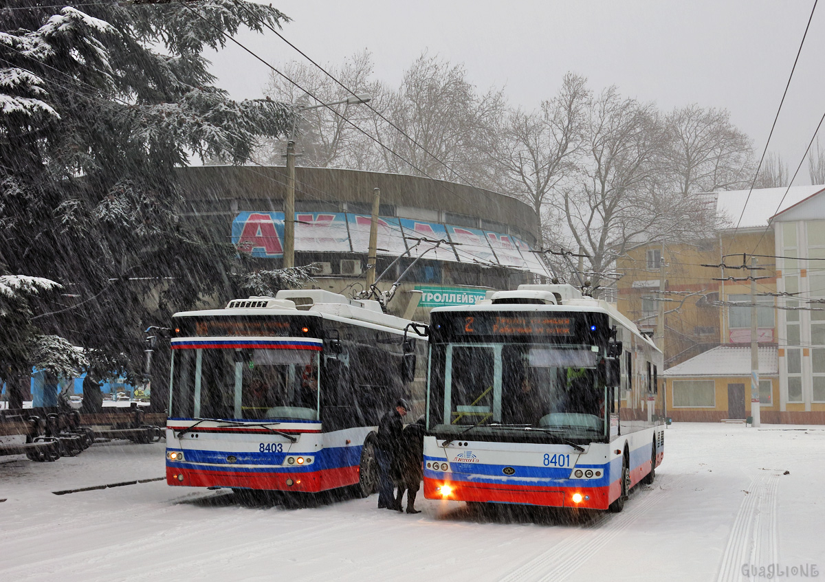 Крымский троллейбус, Богдан Т70115 № 8401
