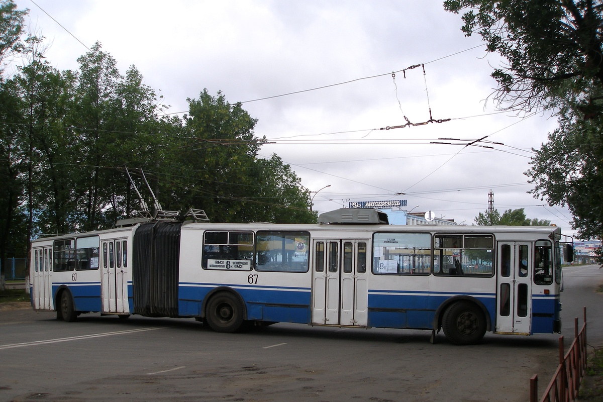 Ярославль, Тролза-62052.02 [62052В] № 67; Ярославль — Конечные станции и разворотные кольца — троллейбус