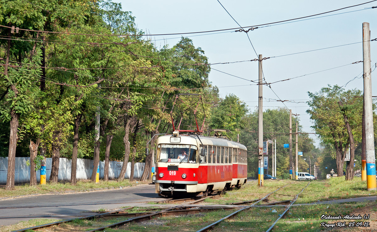 Кривой Рог, Tatra T3R.P № 019