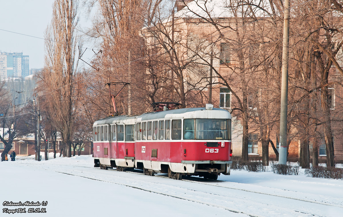 Кривий Ріг, Tatra T3 № 063 Кривий Ріг, Tatra T3 № 063