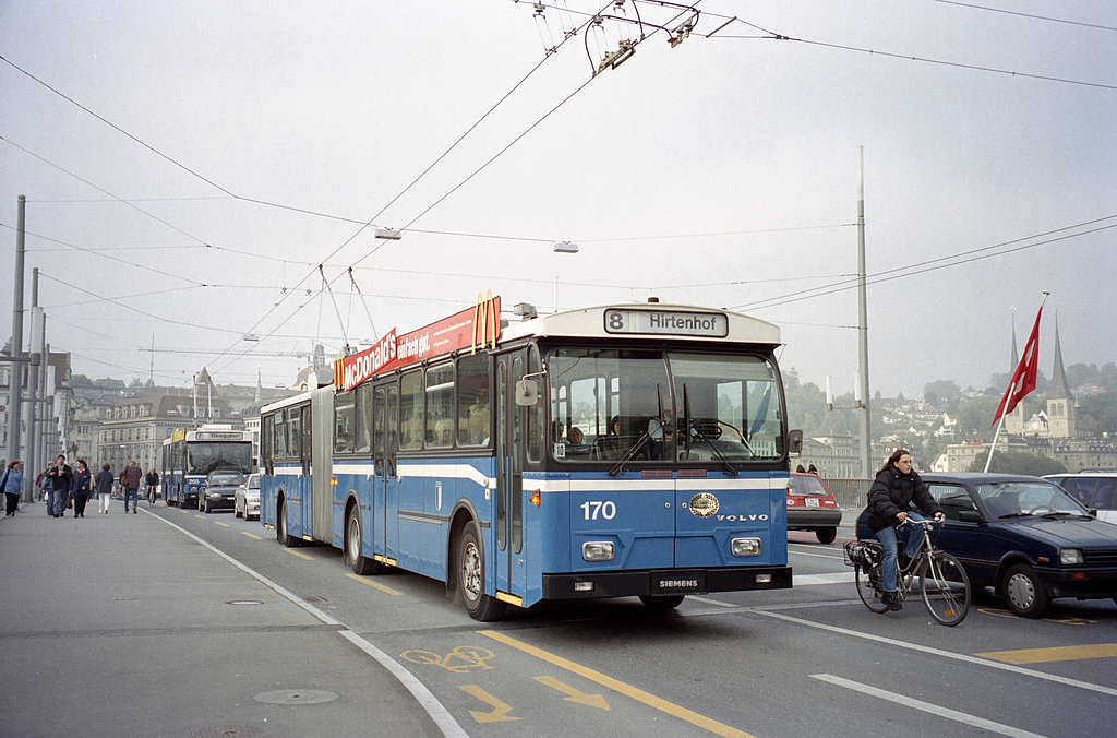Люцерн, Volvo/Hess/Siemens B58 № 170