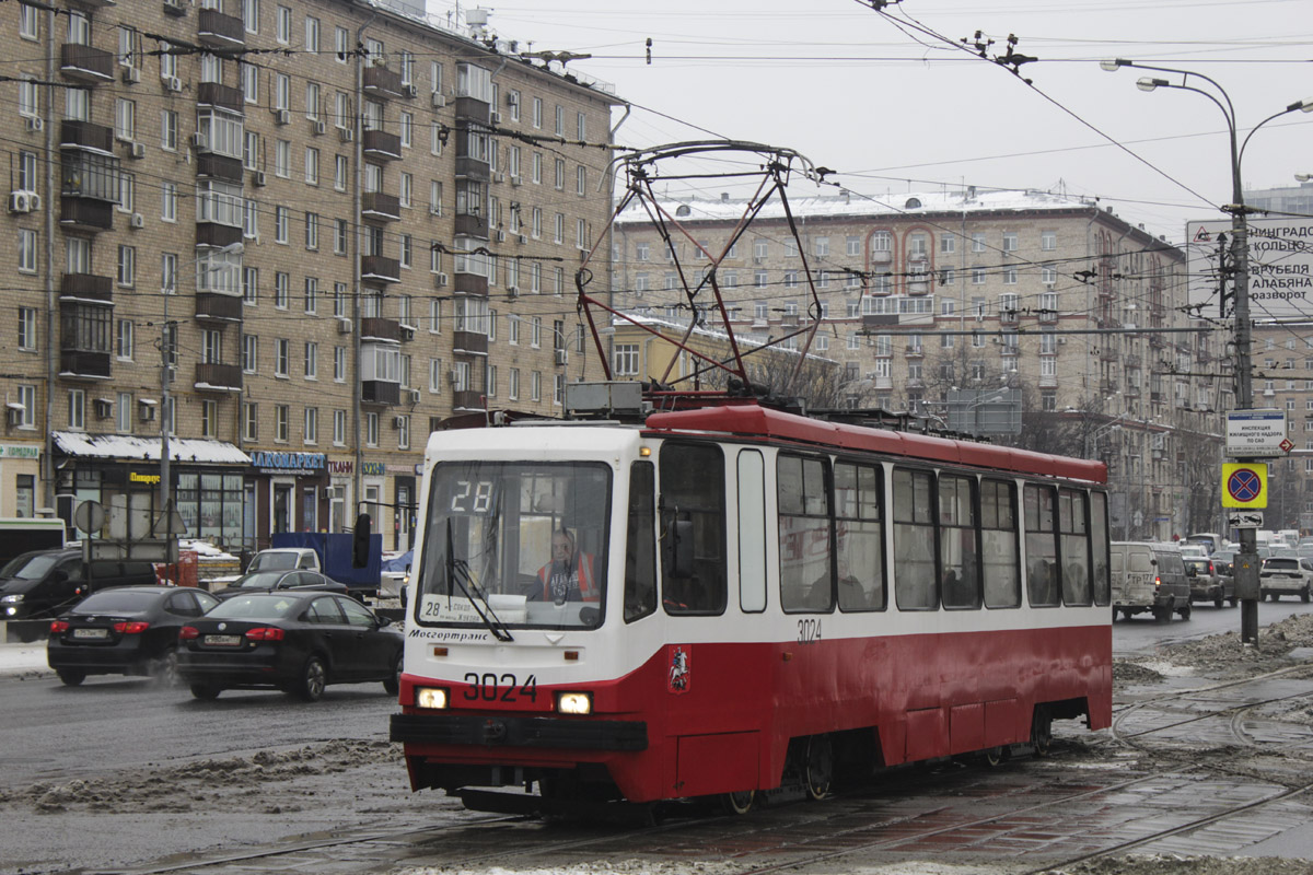 Москва, 71-134А (ЛМ-99АЭ) № 3024