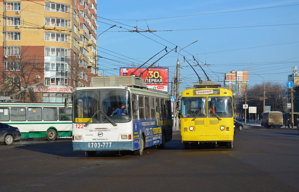 Тула, ЛиАЗ-5280 № 122; Тула, ВМЗ-170 № 97