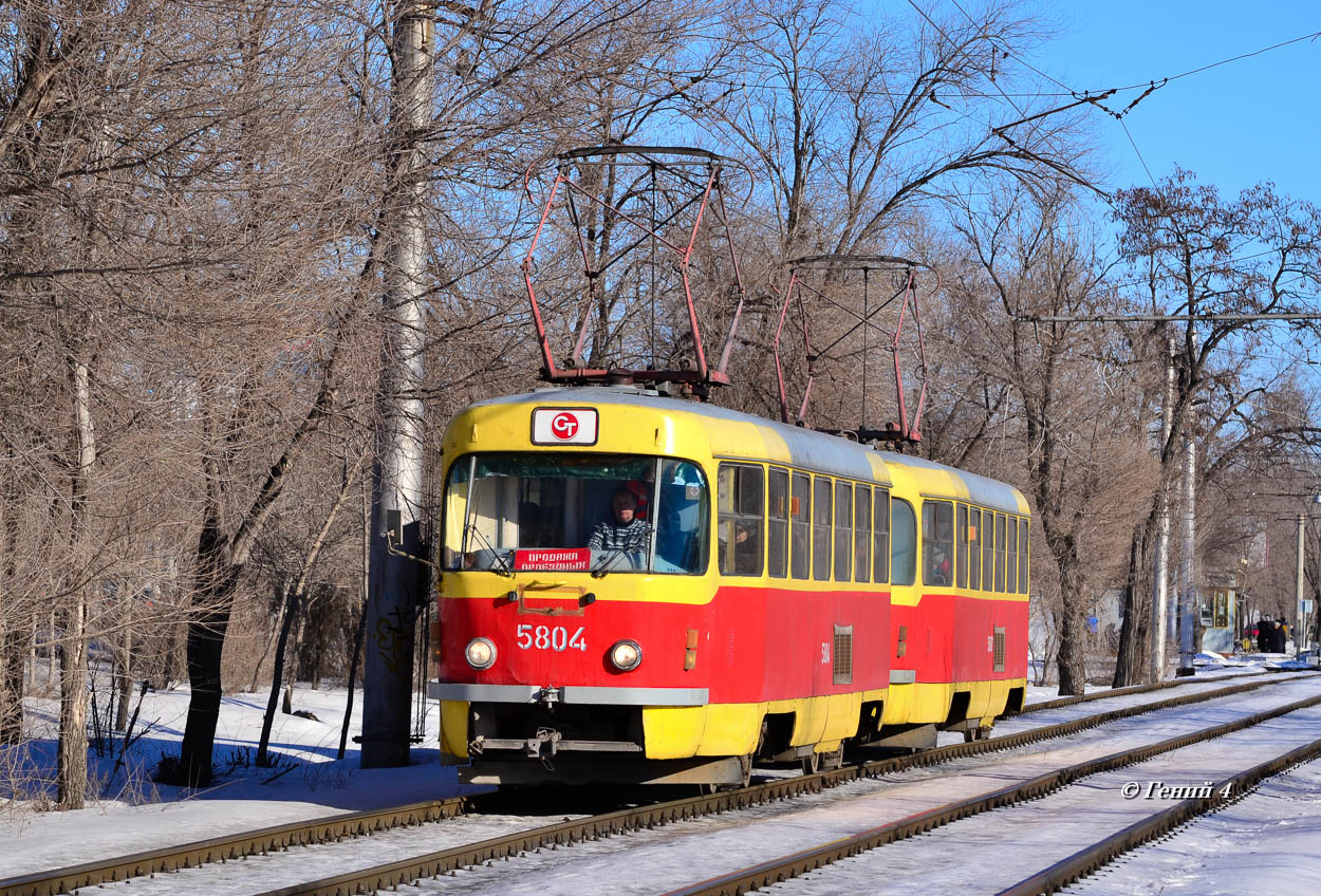 Волгоград, Tatra T3SU № 5804