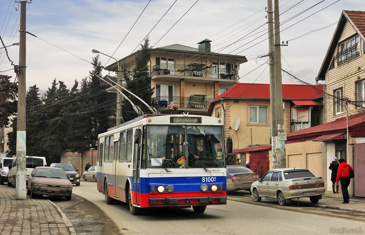 Қырым троллейбусы, Škoda 14Tr89/6 № 8100