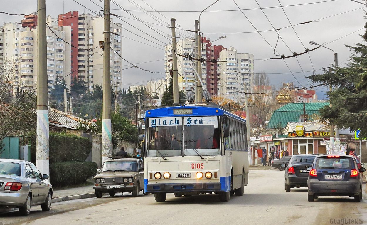 Crimean trolleybus, Škoda 14Tr89/6 # 8105