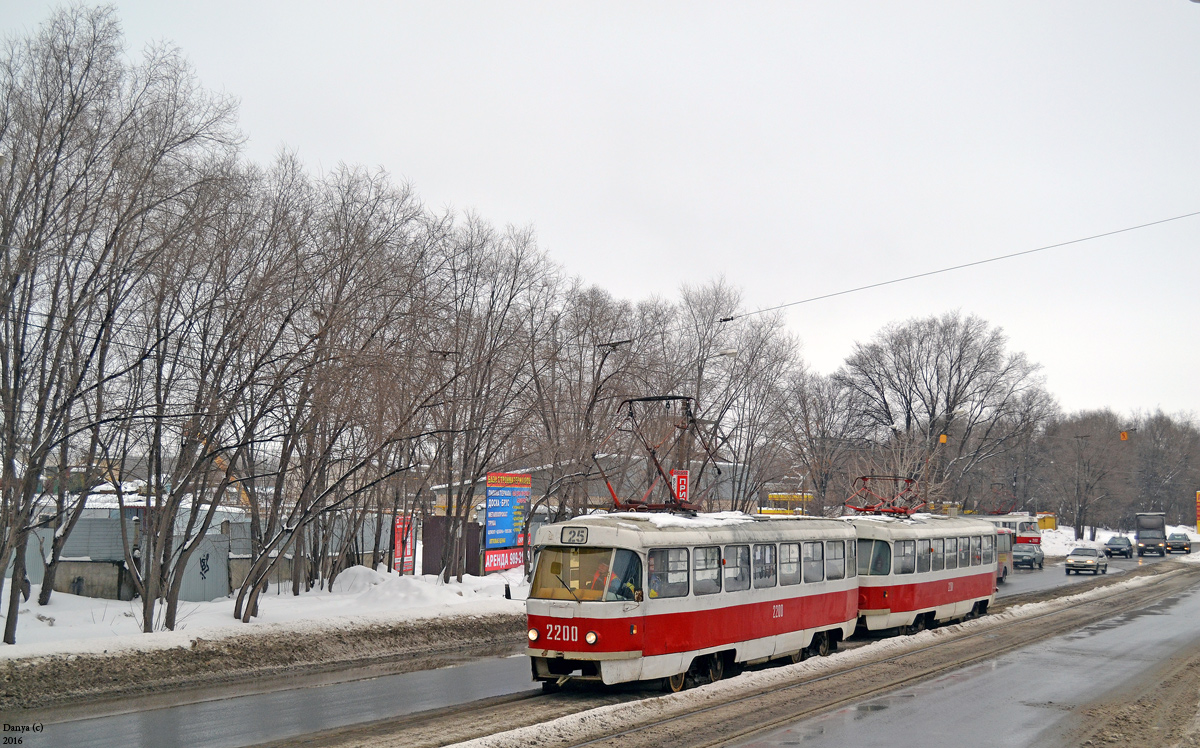 Самара, Tatra T3SU (двухдверная) № 2200