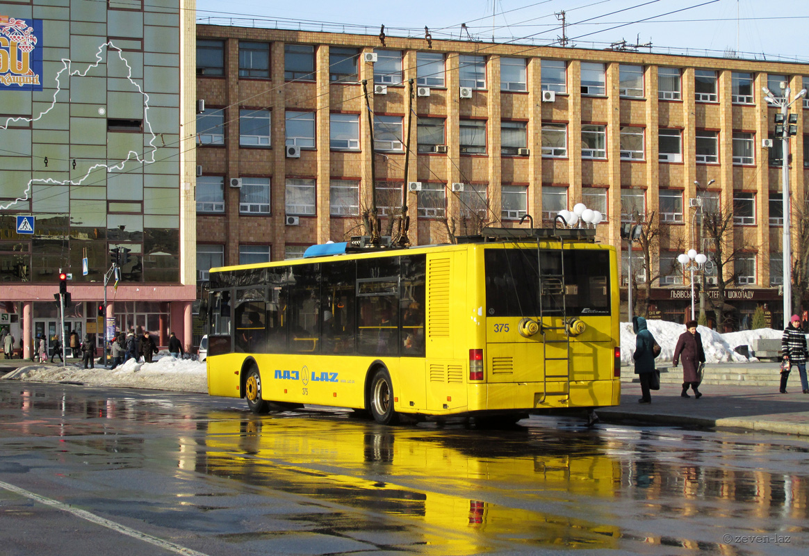 Черкассы, ЛАЗ E183D1 № 375
