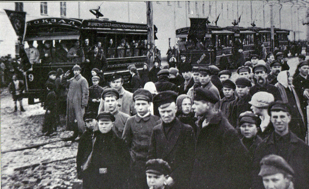 Орёл, Двухосный моторный вагон № 9; Орёл — Исторические фотографии [1898-1945]