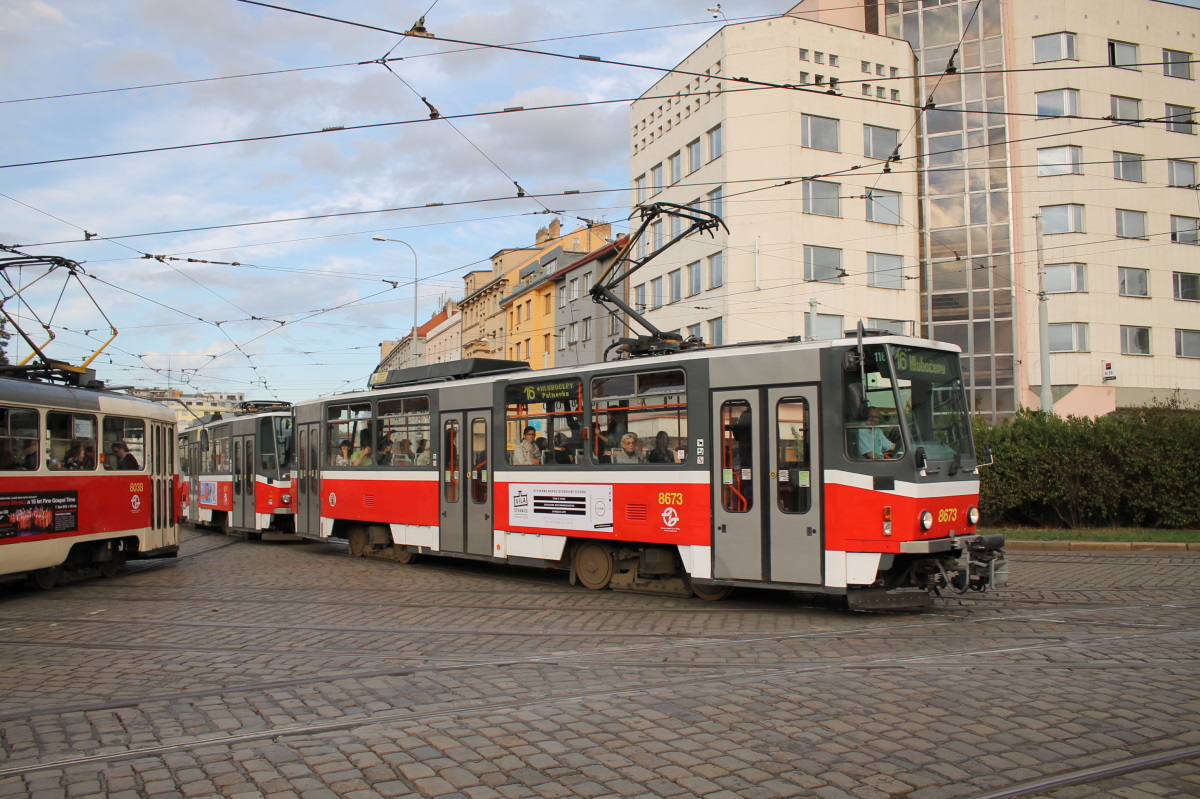 Прага, Tatra T6A5 № 8673