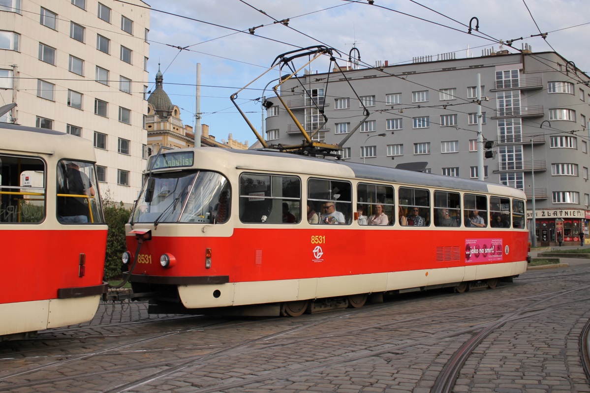 Прага, Tatra T3R.P № 8531