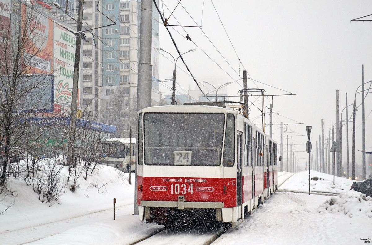 Самара, Tatra T6B5SU № 1034