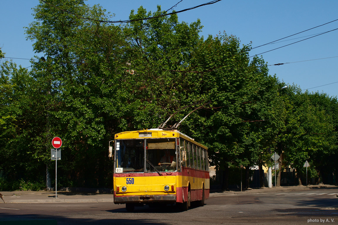 Львов, Škoda 14Tr89/6 № 550