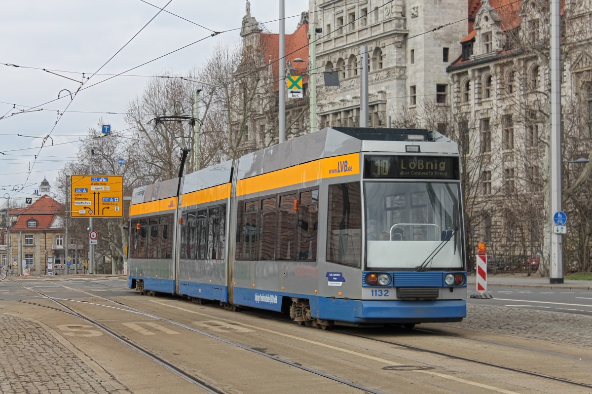 Leipzig, DWA NGT8 č. 1132 Leipzig, DWA NGT8 č. 1132