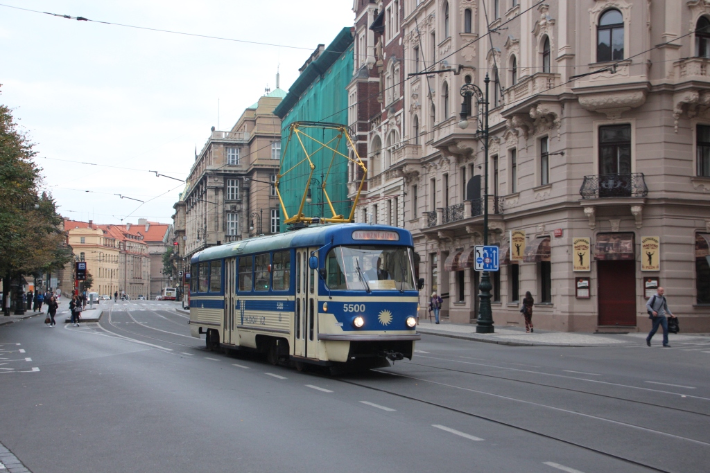 Прага, Tatra T4YU № 5500; Прага — 140 лет городскому транспорту в Праге