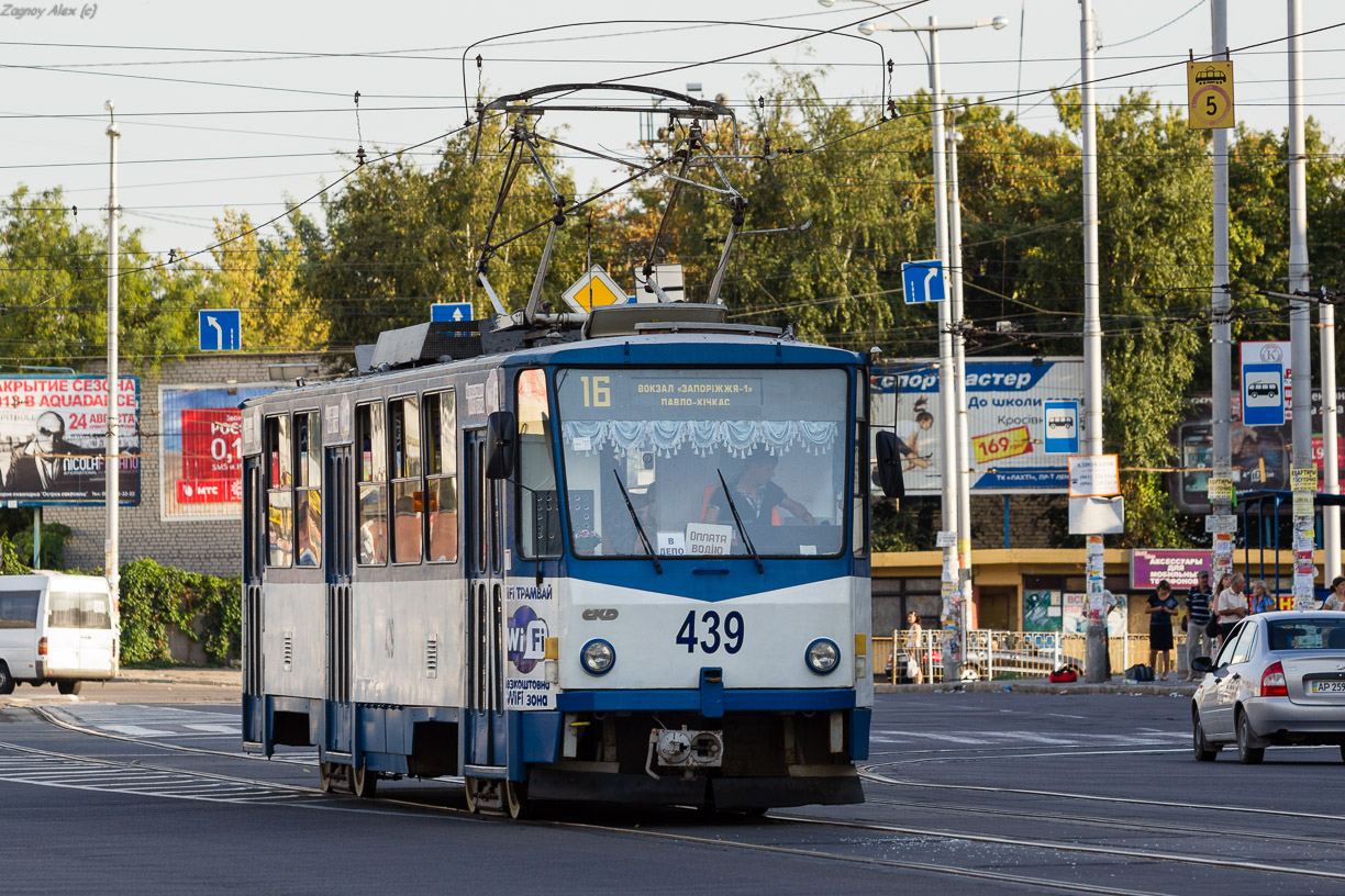 Запорожье, Tatra T6B5SU № 439