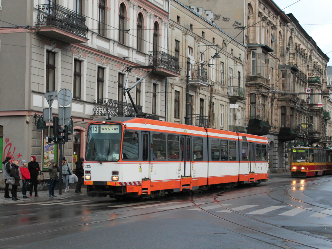 Лодзь, Duewag M8C № 522