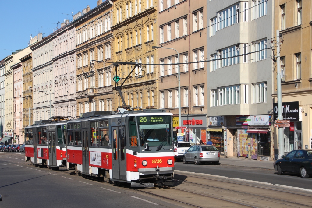 Прага, Tatra T6A5 № 8736