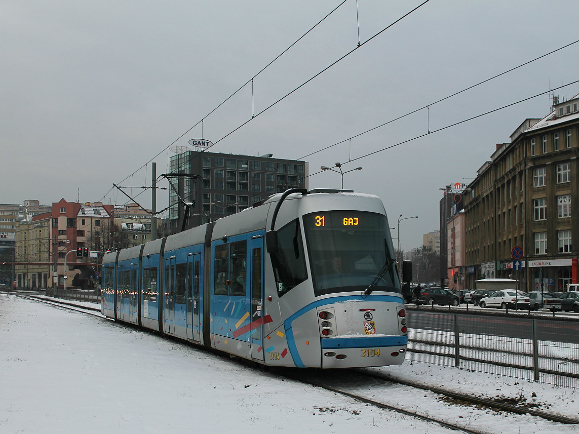 Вроцлав, Škoda 19T Elektra № 3104