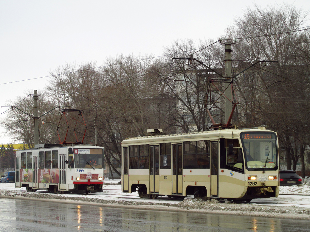Ульяновск, Tatra T6B5SU № 2199; Ульяновск, 71-619А-01 № 1262