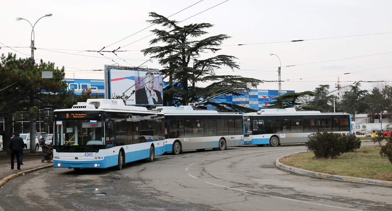 Крымский троллейбус, Богдан Т70110 № 4340