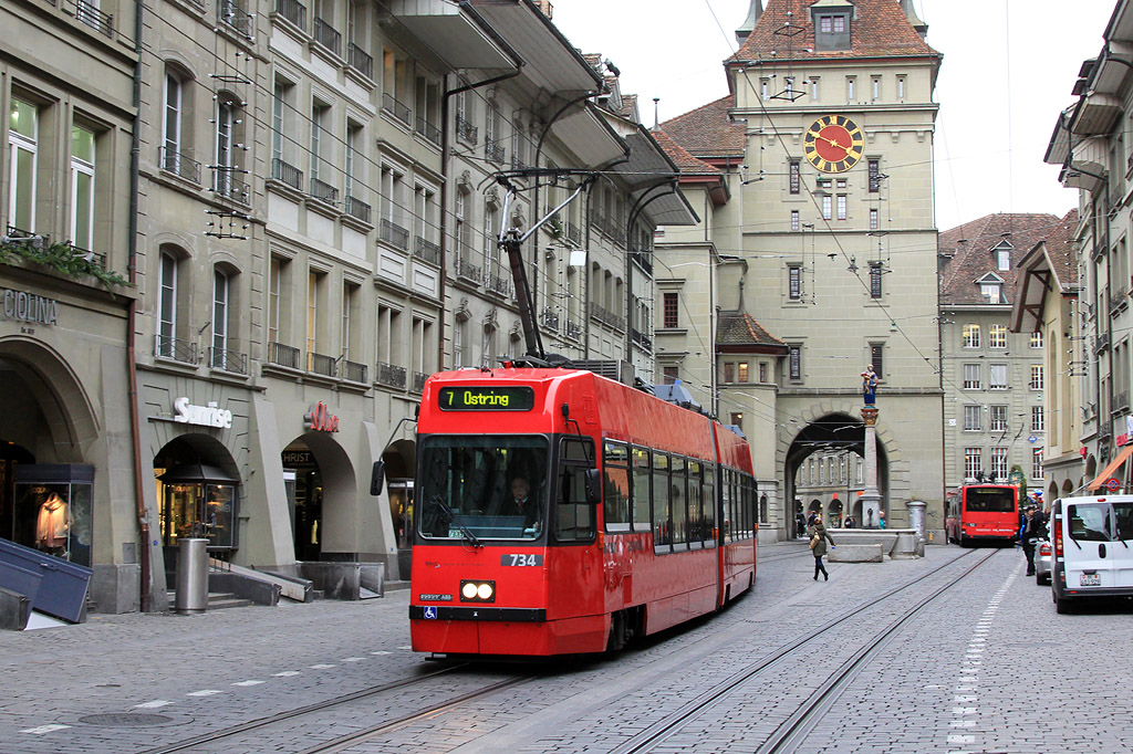 Берн, ACMV/ABB/Duewag Be 4/8 № 734