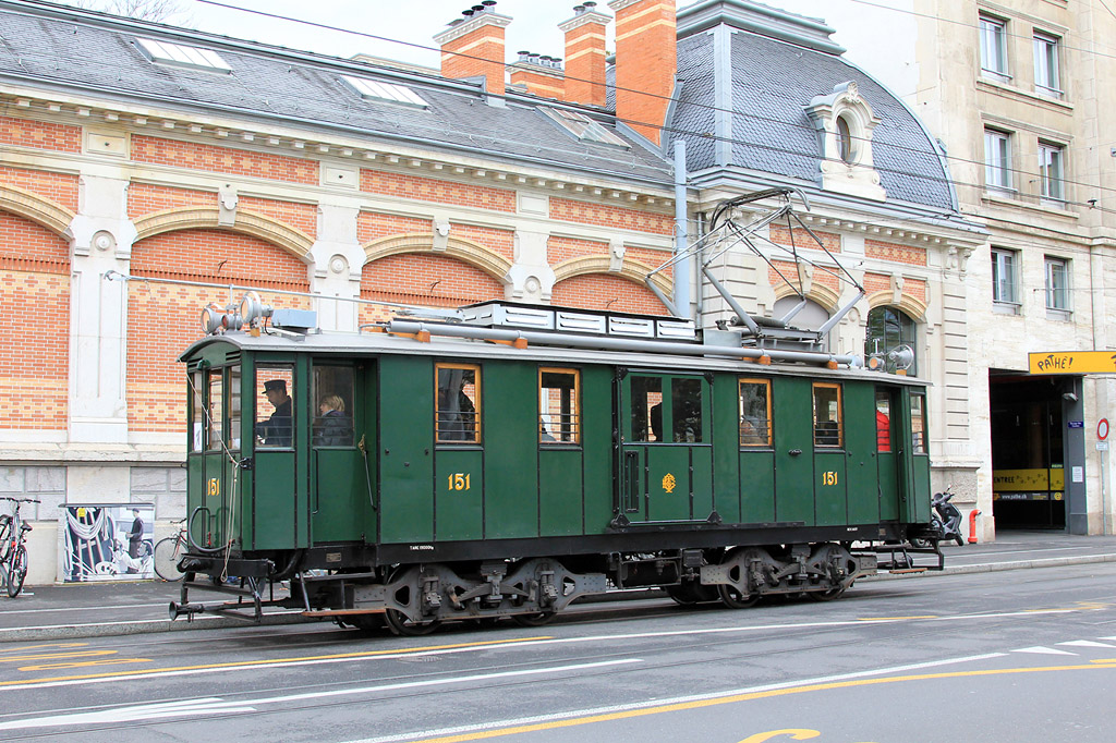 Женева, SIG/S&H Fe 4/4 № 151; Женева — Festival des Tramways 2012 Женева, SIG/S&H Fe 4/4 № 151; Женева — Festival des Tramways 2012