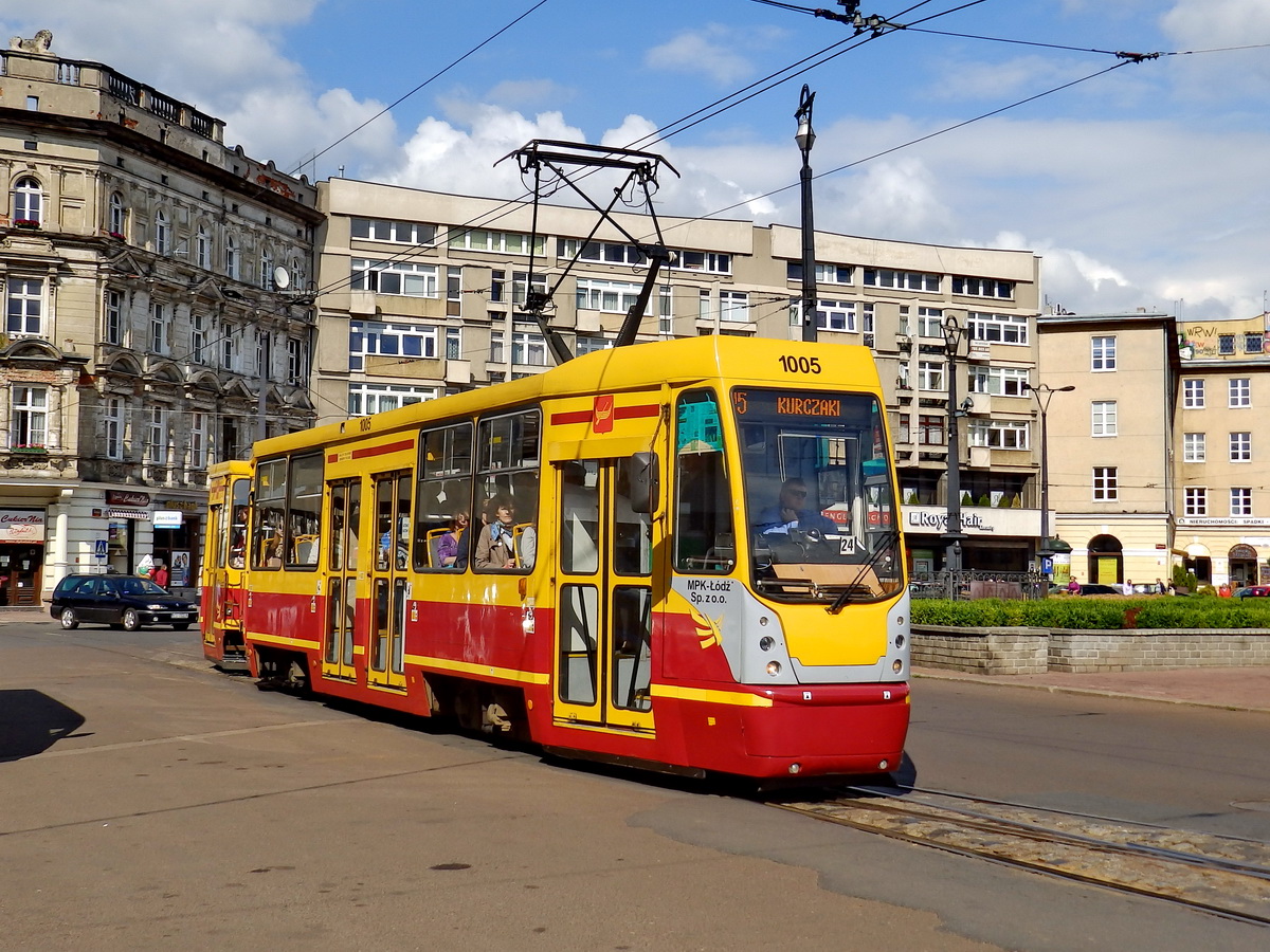 Лодзь, Konstal 805NaND № 1005