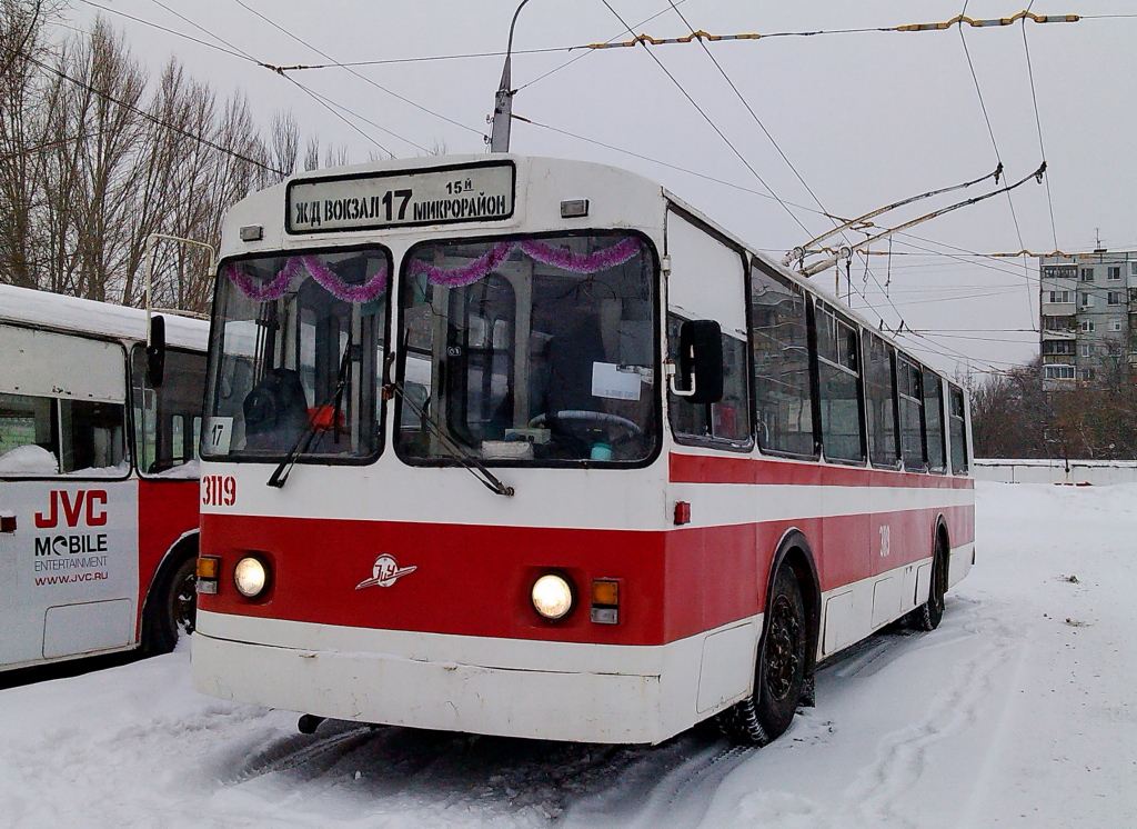 Samara, ZiU-682V-012 [V0A] Nr. 3119; Samara — Trolleybus depot # 3