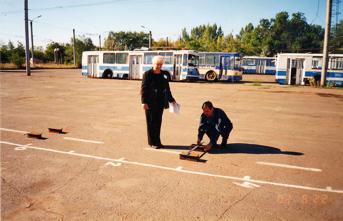 Orenburg, ZiU-682G [G00] Br. 223; Orenburg, ZiU-682G [G00] Br. 269; Orenburg — Historical photos; Orenburg — Trolleybus depot  # 2; Orenburg — Конкурсы профессионального мастерства