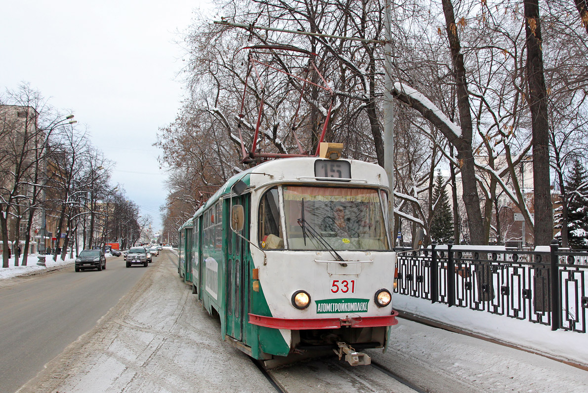 Екатеринбург, Tatra T3SU № 531