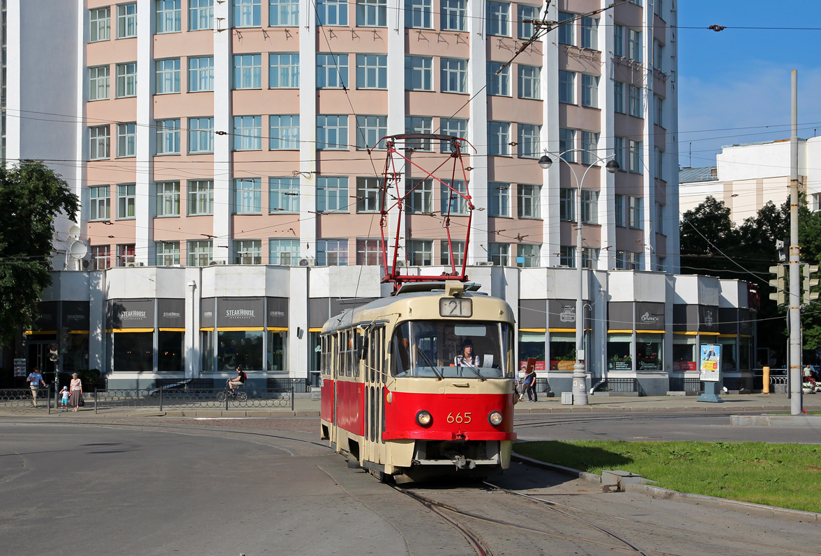 Екатеринбург, Tatra T3SU № 665