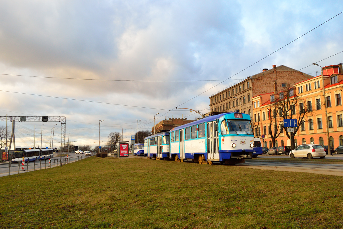 Riga, Tatra T3A N°. 30307