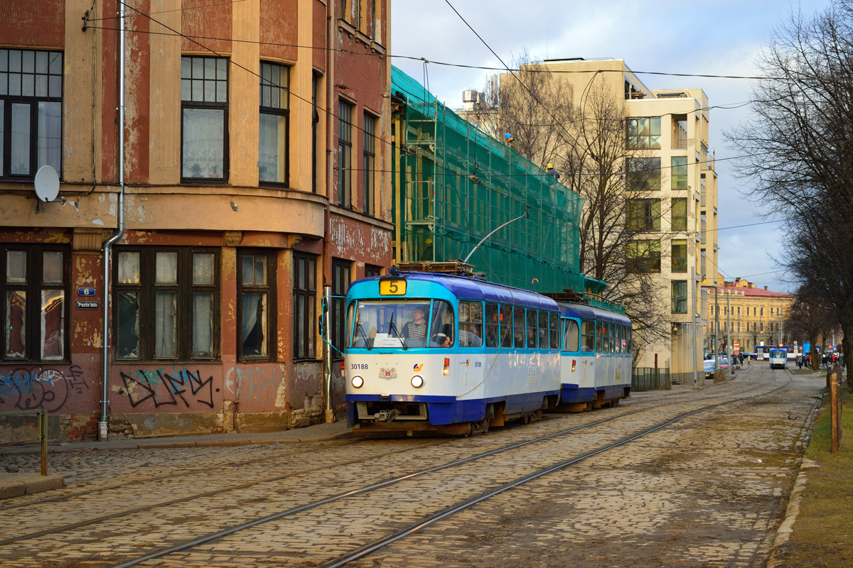 Рига, Tatra T3A № 30188