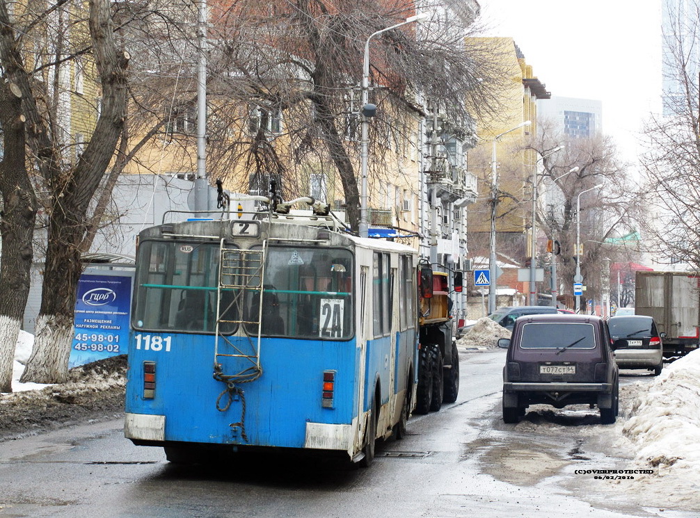 Саратов, ЗиУ-682Г-016 (012) № 1181; Саратов — Разные фотографии