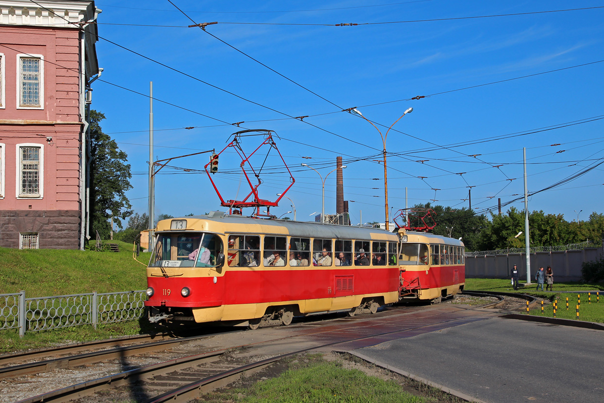 Yekaterinburg, Tatra T3SU (2-door) № 119