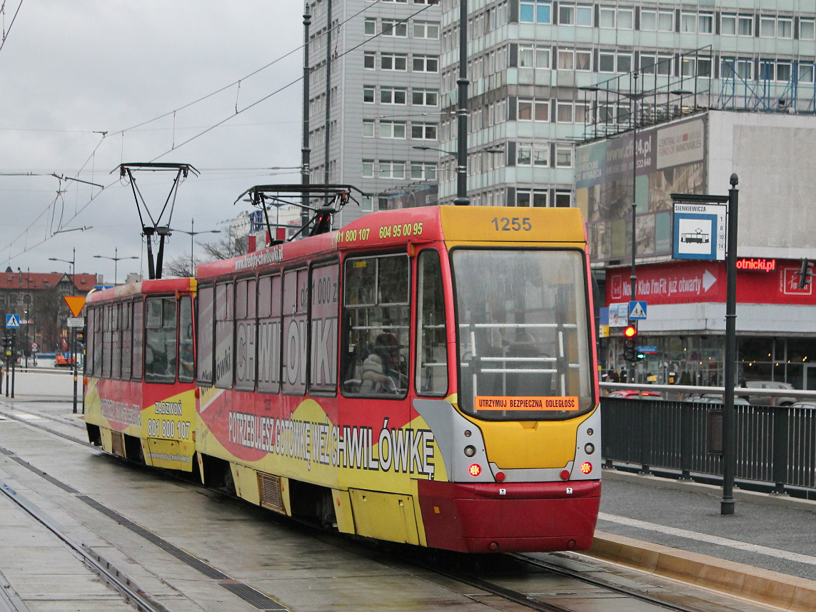 Лодзь, Konstal 805NaND/2 № 1255